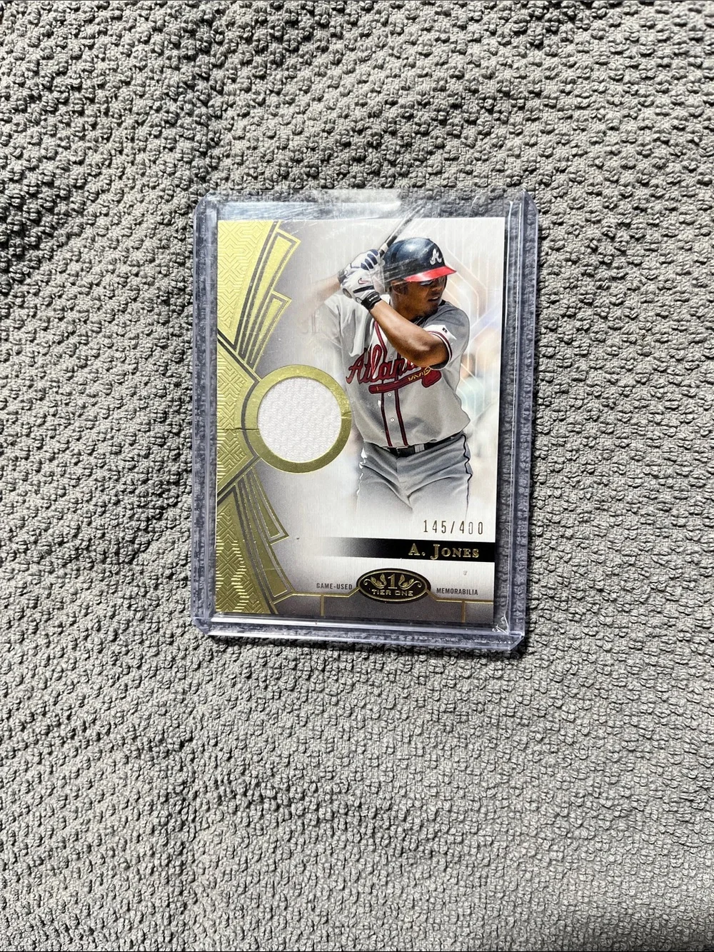 2023 Tier One Andruw Jones Relic Game Used 145/400 #TIR-AJO